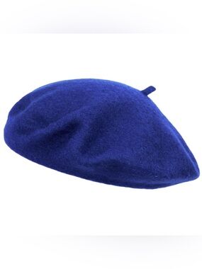 Blue Wool Beret
 - Village Hat Shop